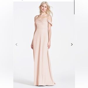 Bill Levkoff pink formal dress / gown / bridesmaids dress